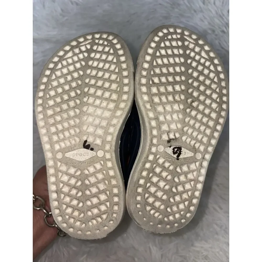 Crocs Toddler Sz. 7 Citilane Rona Slip On casual Navy Shoe. Comf, Cute